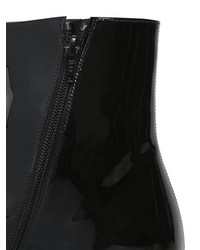Saint Laurent 30mm Devon Patent Leather Ankle Boots