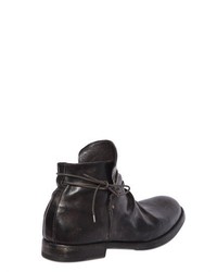 Shoto Wrinkled Leather Ankle Boots