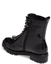 Jeffrey Campbell Slam Buckle Strap Military Boot
