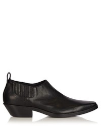 Haider Ackermann Square Toe Leather Boots