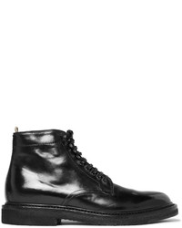 Officine Creative Stanford Distressed Leather Boots