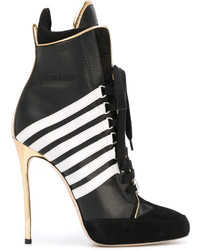 Dsquared2 Stripe Panel Heeled Boots