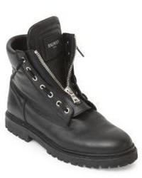 Balmain Taiga Ranger Leather Ankle Boots