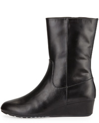 Cole Haan Tali Grand Os Short Leather Boot Black