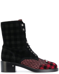 Laurence Dacade Tartan Lace Up Boots