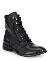 Diesel The Pit Leather Military Boots
