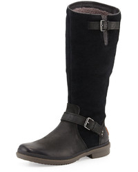 UGG Thomsen Weather Resistant Suede Leather Boot Black