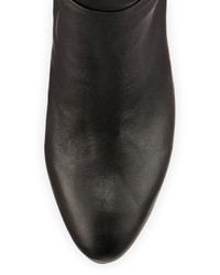 Taryn Rose Treyes Chain Trim Leather Boot Black