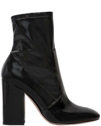 Valentino 100mm Stretch Faux Patent Leather Boots
