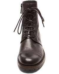 Belstaff Waxed Leather Dalwood Boots