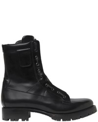 DSQUARED2 Zip Up Leather Combat Boots