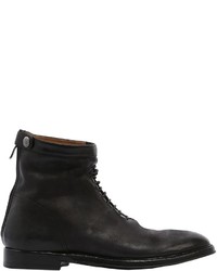 Alberto Fasciani Zipped Washed Leather Boots