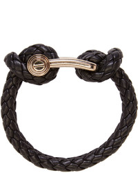 Givenchy Black Braided Obsedia Bracelet