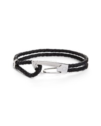 Montblanc Braided Leather Bracelet