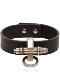Givenchy Obsedia Leather Cuff Bracelet