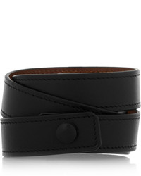 Givenchy Obsedia Bracelet In Black Leather