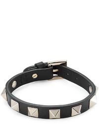 Valentino Small Rockstud Leather Bracelet