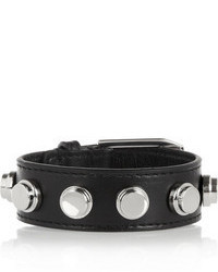 Saint Laurent Studded Leather Bracelet