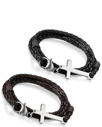 Black Leather Bracelet