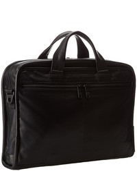 Tumi Alpha 2 Organizer Portfolio Leather Brief Briefcase Bags