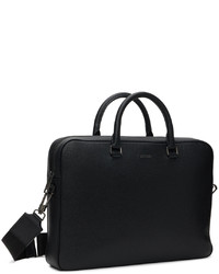 Zegna Black Edgy Business Briefcase