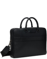 Zegna Black Edgy Business Briefcase