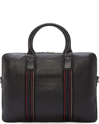 Paul Smith Black Grained Leather Briefcase