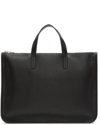 Loewe Black Leather Briefcase