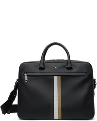 BOSS Black Signature Stripe Faux Leather Briefcase