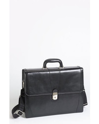 Bosca Double Gusset Briefcase Black One Size