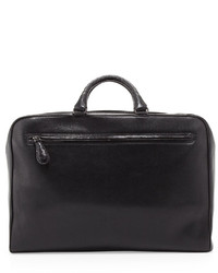 Bottega Veneta Brera Multi Zip Leather Briefcase