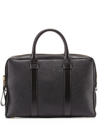 Tom Ford Buckley Leather Briefcase Black