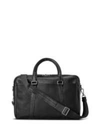 Shinola Double Zip Leather Briefcase