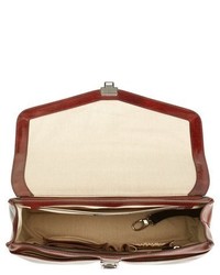 Bosca Flapover Leather Briefcase