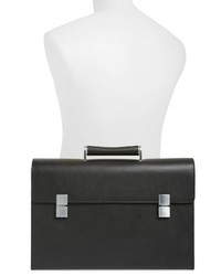 Porsche Design French Classic 30 Leather Briefcase Black