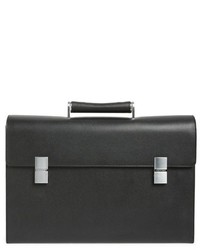 Porsche Design French Classic 30 Leather Briefcase Black