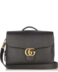 Gucci Gg Logo Leather Briefcase