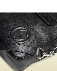 Gucci Black Leather Briefcase