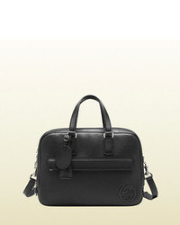 Gucci Black Leather Briefcase