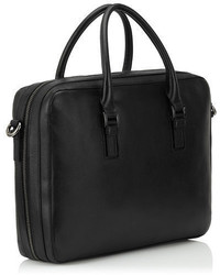 Jimmy Choo Hardy Black Saffiano Leather Briefcase