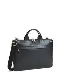 Jack Spade Mason Leather Briefcase Black One Size