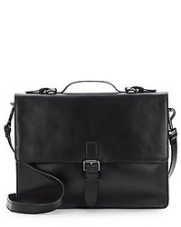 John Varvatos Hallowell Leather Briefcase, $395 | Off 5th | Lookastic.com