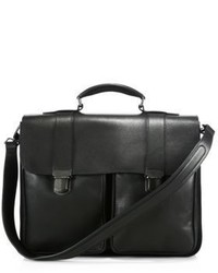Giorgio Armani Large Leather Briefcase