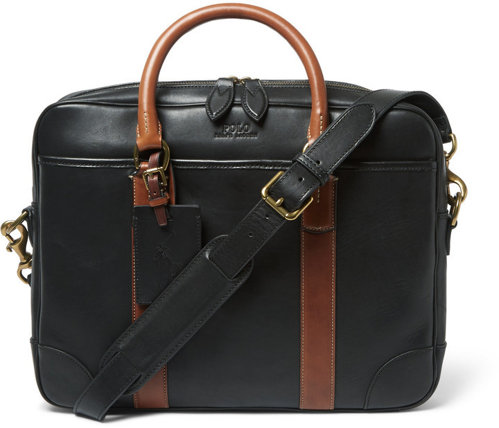 Polo Lauren Leather Briefcase, $500 | MR PORTER | Lookastic