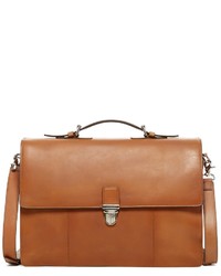 Cole Haan Leather Triple Gusset Briefcase