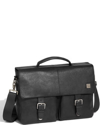 Knomo London Jackson Leather Briefcase