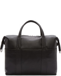 Maison Margiela Black Smoothed Leather Classic Briefcase