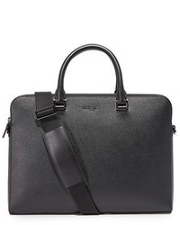 Michael Kors Michl Kors Harrison Leather Medium Double Zip Briefcase