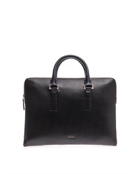 PAUL SMITH SHOES & ACCESSORIES Slim Pebble Leather Briefcase