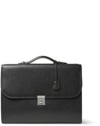 Valextra Pebble Grain Leather Briefcase